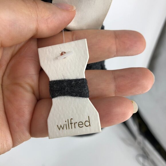 Aritzia Wilfred Grey Knit  Copernic Silk Cashmere Open Cardigan size XXS - Picture 11 of 16